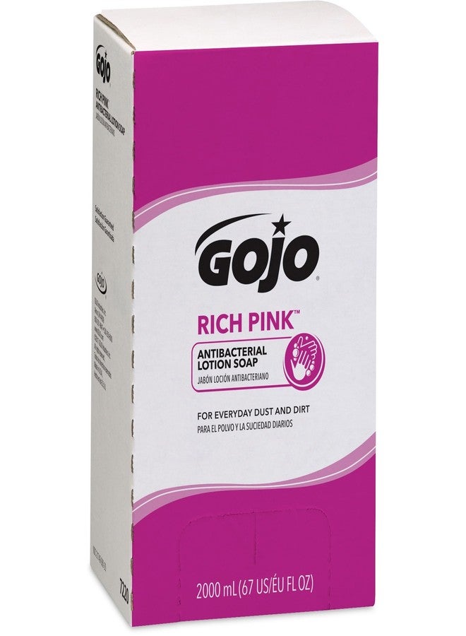 Gojo Rich Pink Antibacterial Lotion Soap Refill - Image 1